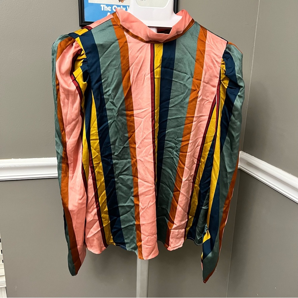 Fashion Nova pinstriped top